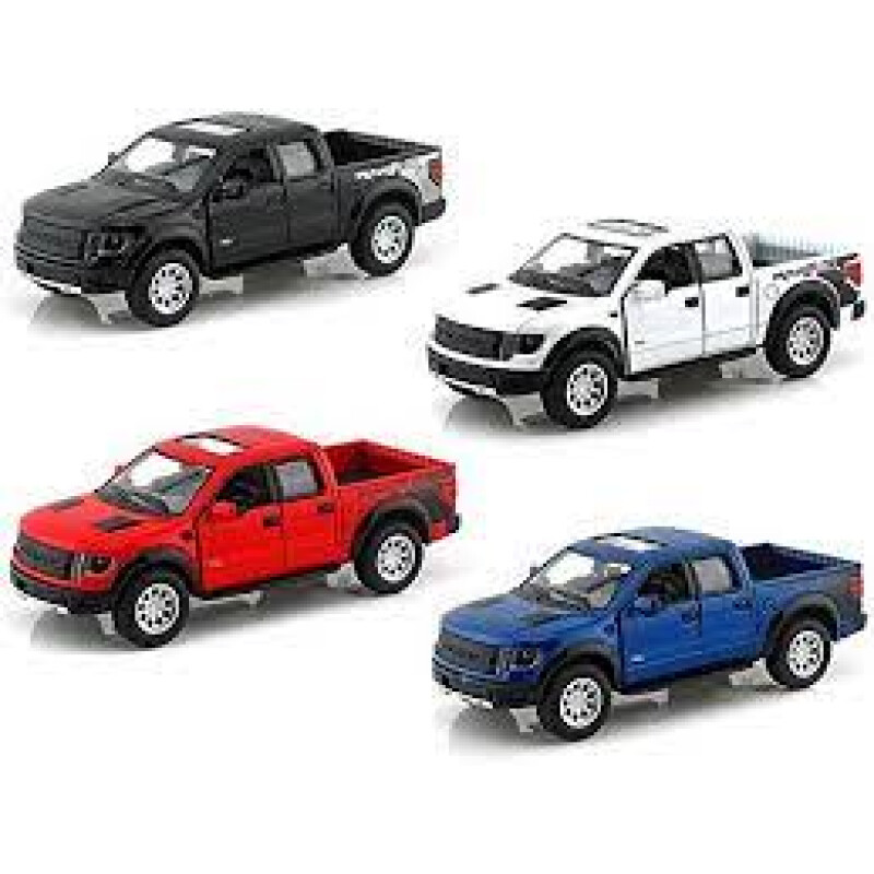 KiNSMART 2013 Ford F-150 SVT Raptor Supercrew escala 1:46 KiNSMART 2013 Ford F-150 SVT Raptor Supercrew escala 1:46