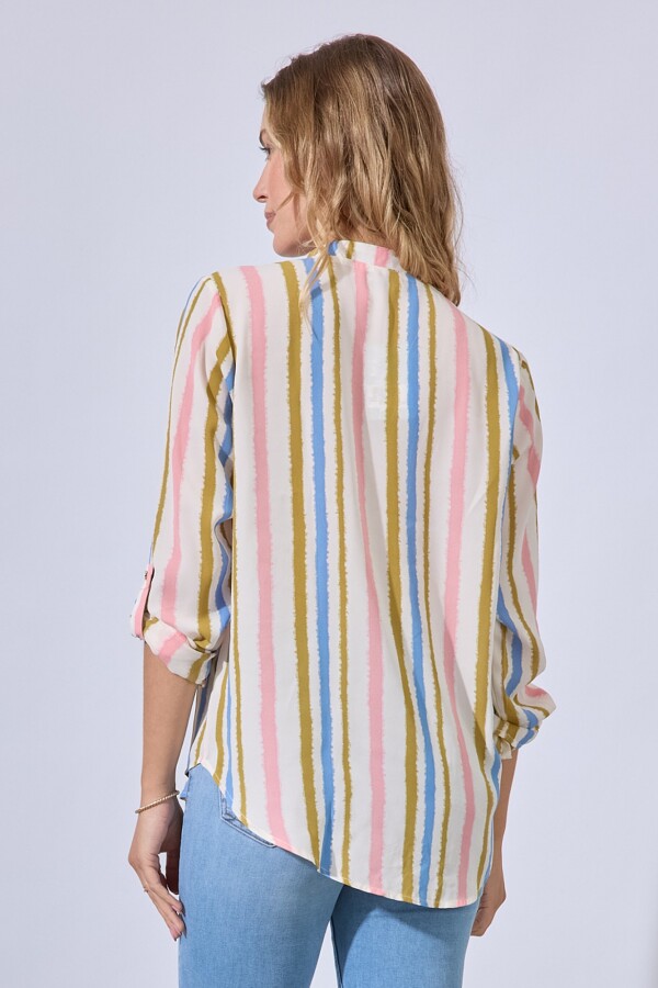 Blusa Lineas CRUDO/MULTI