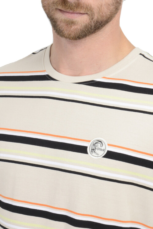 Remera O'Neill Stripe Beige Remera O'Neill Stripe Beige