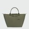 LONGCHAMP - Tote Bag Le Pliage Green M Azul medio