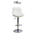 Butaca eco cuero con respaldo alto Pillow Blanco