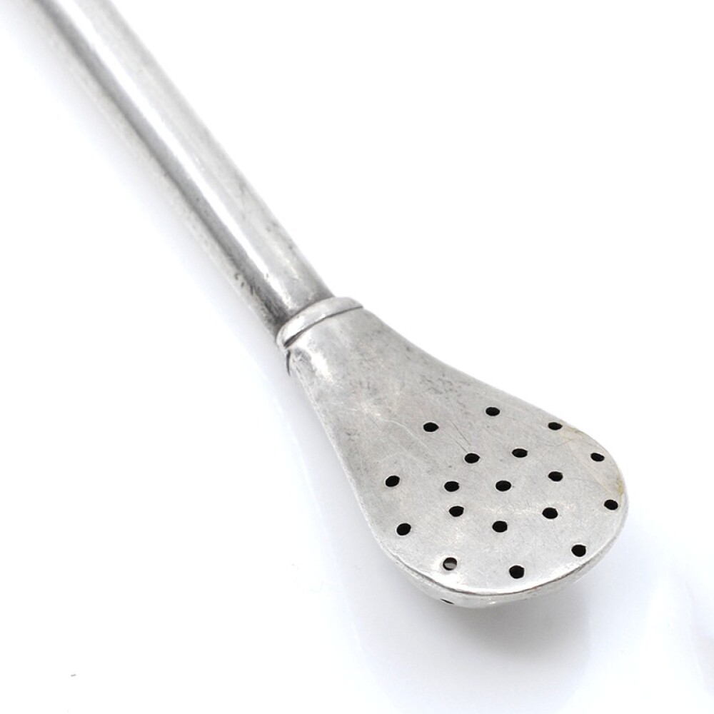Bombilla antigua plata y oro Bombilla antigua plata y oro