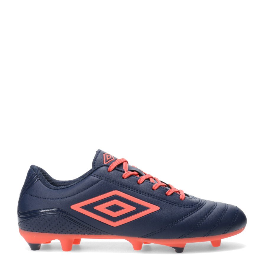 Championes de Fútbol 11 Infantiles Umbro Classico III HG Azul Marino - Rosado Salmon