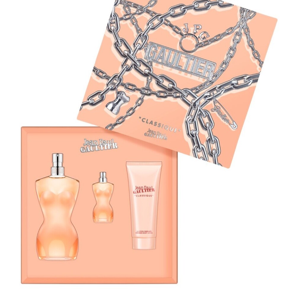 Jean Paul Gaultier Classique Estuche Eau De Toilette 100ml + 10ml + Loción Corporal 75ml - Femenino Jean Paul Gaultier Classique Estuche Eau De Toilette 100ml + 10ml + Loción Corporal 75ml - Femenino