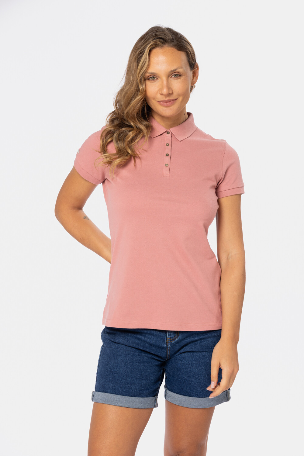 POLO PIQUE LISA Coral