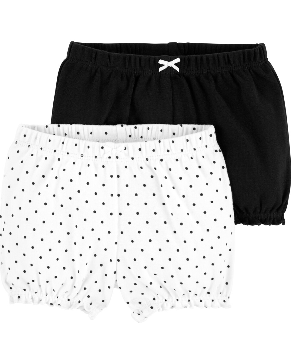 Pack dos shorts burbuja de algodón 