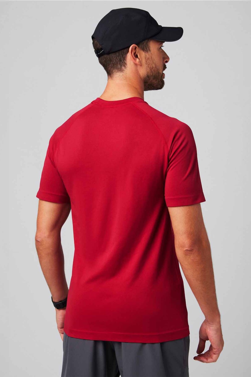 Polo Manga Corta Fit The Training Day Tee Hombre Holly Berry
