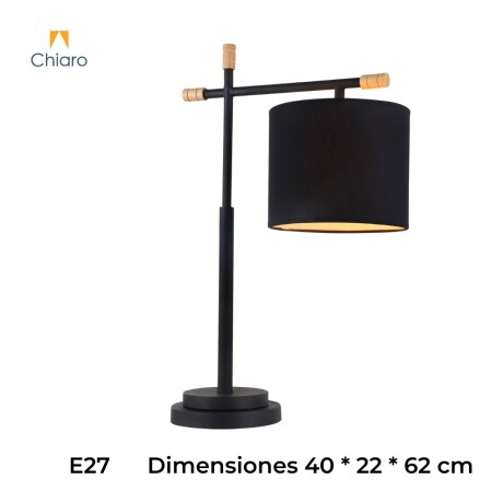 Portátil nórdica tela negra, portalámparas E27 62CM Portátil nórdica tela negra, portalámparas E27 62CM