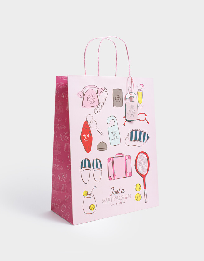 Accesorios Regalos Bolsa De Regalo Xl - Rosa Claro