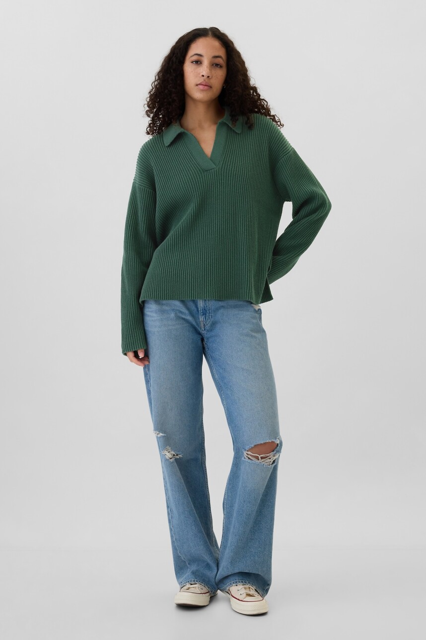 Buzo Tipo Polo Mujer Moores Green