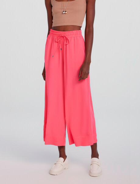 PANTALÓN FEMENINO CINTURA ALTA ROSADO