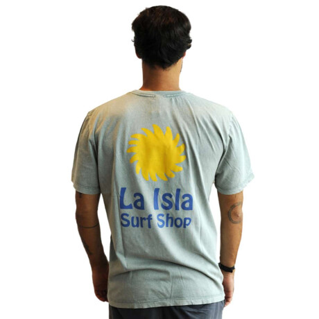 Remera La Isla Solei Steel blue mineral