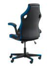 Silla gaming VOJENS polipiel negro/azul Silla gaming VOJENS polipiel negro/azul