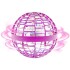 Pelota Mágica Voladora Spinner Luces Recargable Con Control Variante Color Rosa