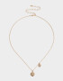 Cadena Corta con Dije Capsula Especial Cadena Corta Con Dije Piscis - Dorado