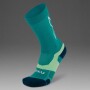 Medias Training Vectr Light Cushion Crew Socks Unisex Slate Green/digital Mint