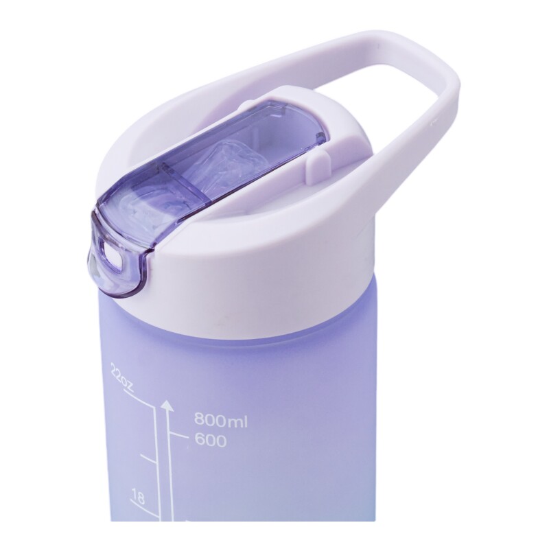 Botella Agua Motivacional 800 Ml Sin Color