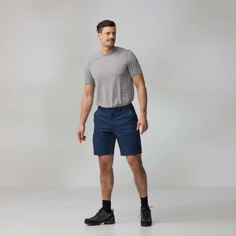 Short Fjallraven Abisko Hybrid Trail Shorts M Hombre Laurel Green