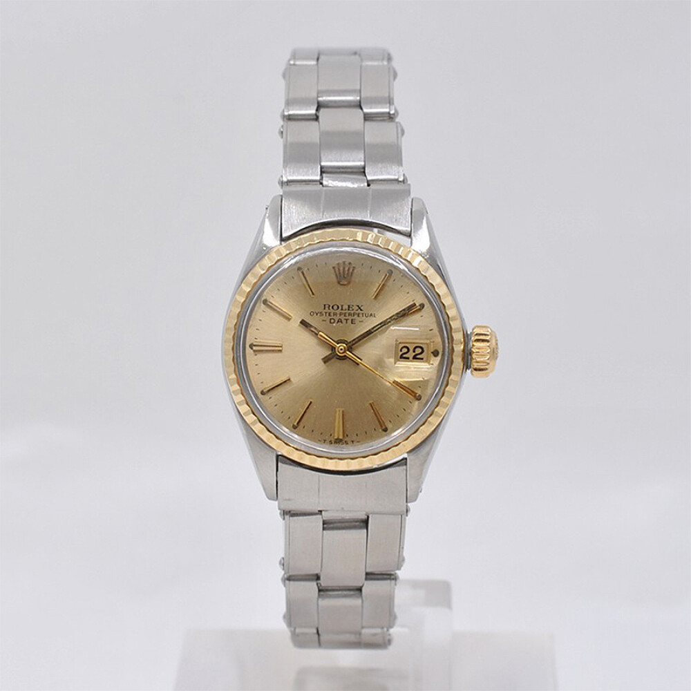 Rolex Date Dama 6517 Año 1967 Acero Y Oro. Malla Acero Rolex Date Dama 6517 Año 1967 Acero Y Oro. Malla Acero
