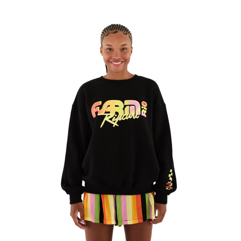 Buzo Rip Curl Carioca Oversize Crew - Negro Buzo Rip Curl Carioca Oversize Crew - Negro