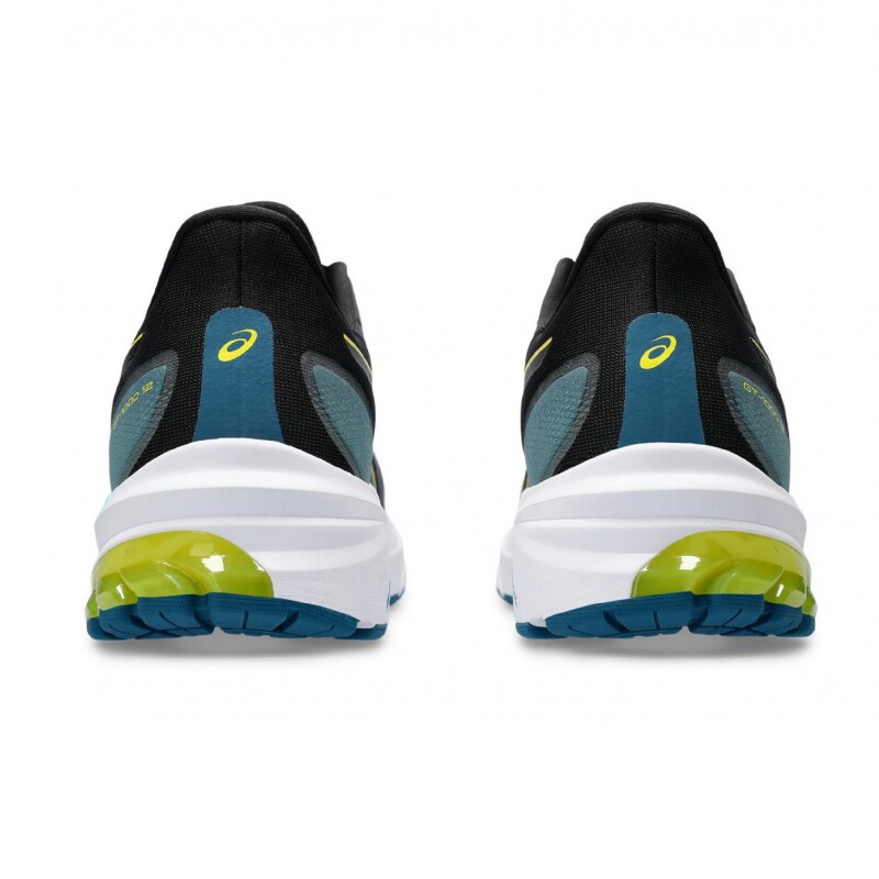 Asics Gt-1000 12 Black/bright Yellow Hombre Negro-amarillo Fluo