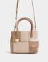 City Cartera City Patchwork - Marron Carey