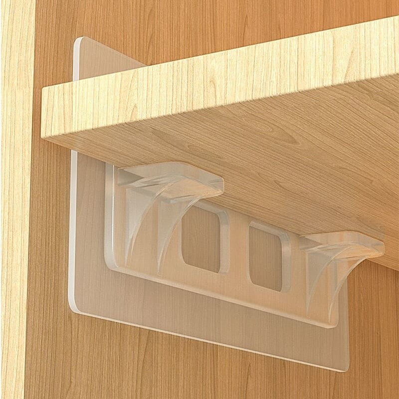 Set x8 soportes para estante autoadhesivo Set x8 soportes para estante autoadhesivo