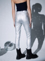 Pantalon Rick Plateado