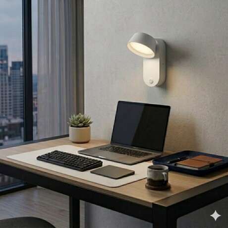 Pantalla led de pared con llave Luz cálida BLANCA