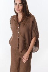 Camisa Zennon Chocolate