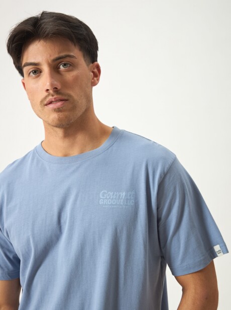 REMERA GOURMET AZUL PIEDRA