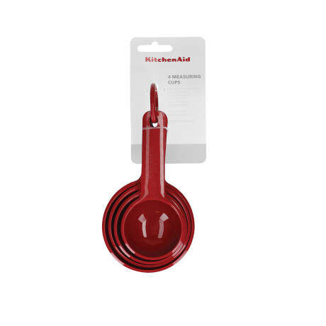 Set x 4 tazas de medidas Rojo KitchenAid Set x 4 tazas de medidas Rojo KitchenAid