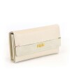 Billetera Coveri Larga Beige