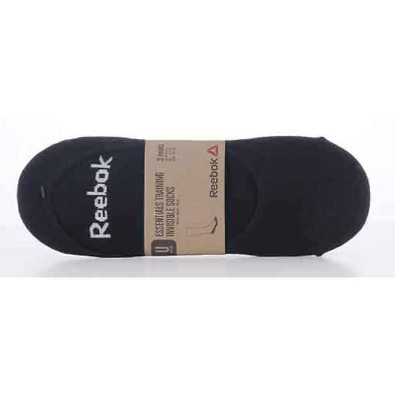Medias de Mujer Reebok x3 Invisible Negro