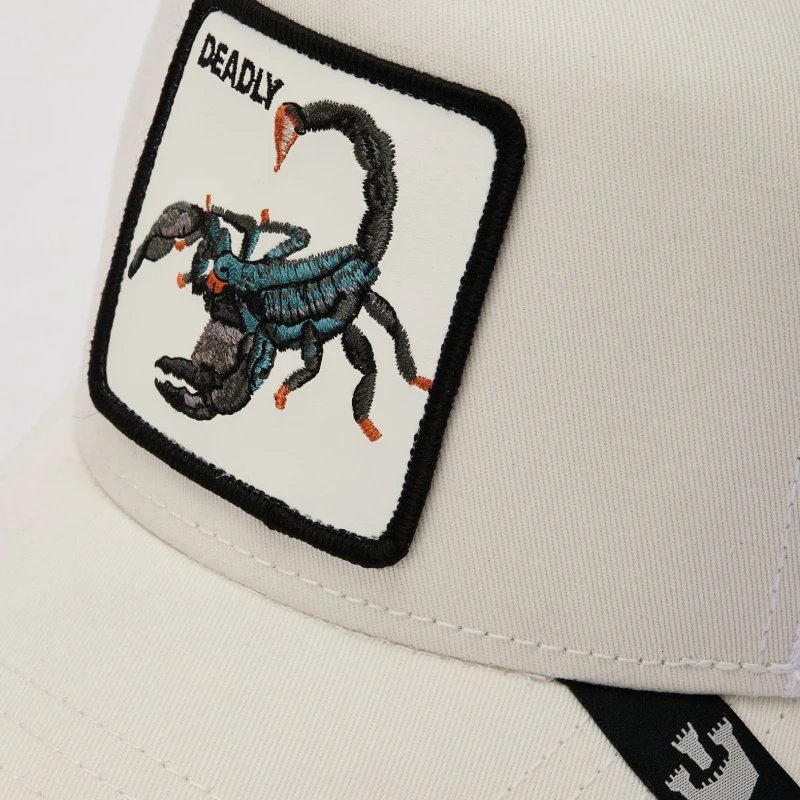 Gorra Goorin Bros Trucker Baseball - The Deadly Scorpion Crema