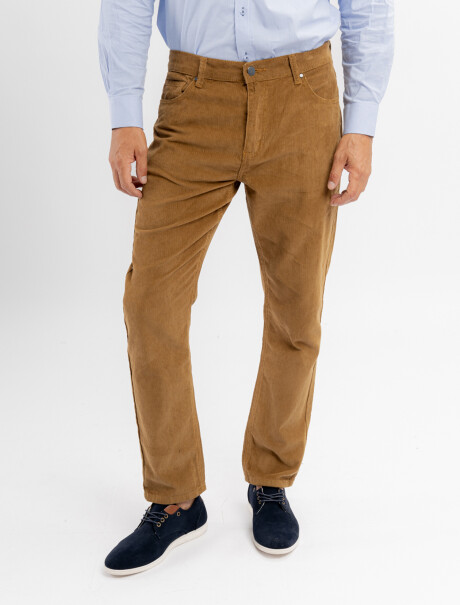 Pantalon pana marron