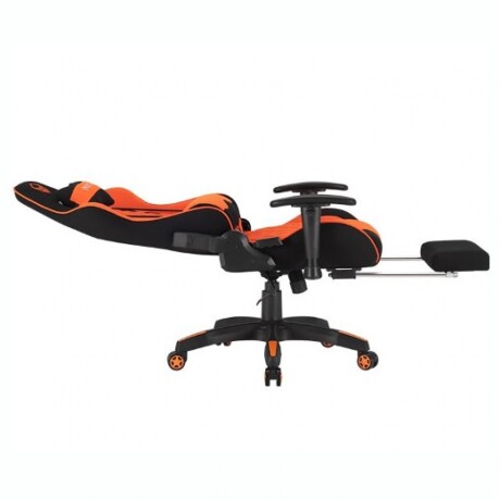 Silla Gamer MEETION MT-CHR25 Con Apoya Pies Y Masaje - Black Orange Silla Gamer MEETION MT-CHR25 Con Apoya Pies Y Masaje - Black Orange