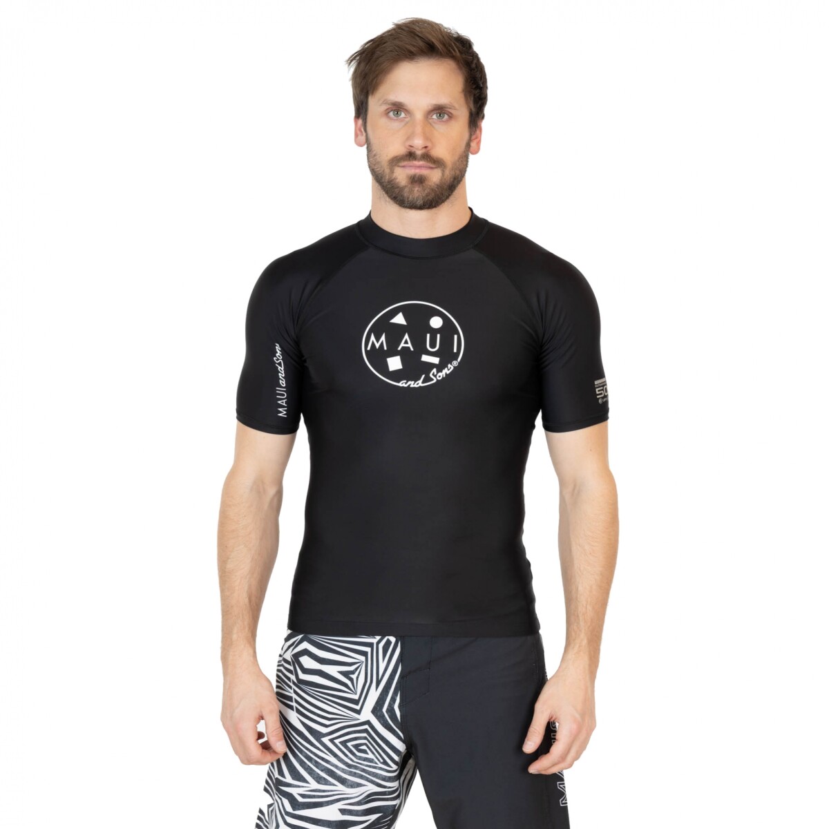 Lycra Hombre Maui and Sons - SolarGuard - Negro 