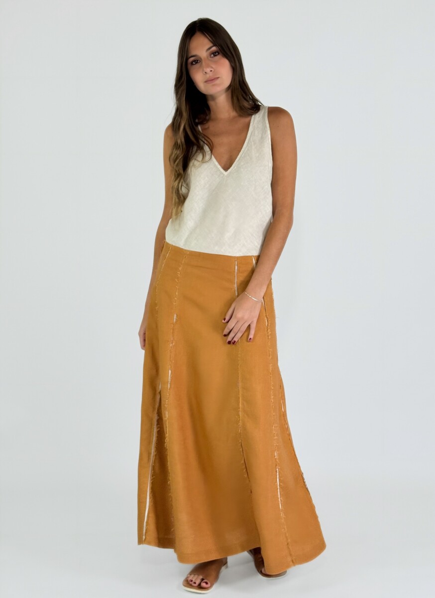 POLLERA LEANDRA - CAMEL 