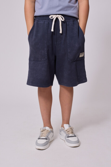 BERMUDA FELPA AMIR TEEN DIXIE Navy
