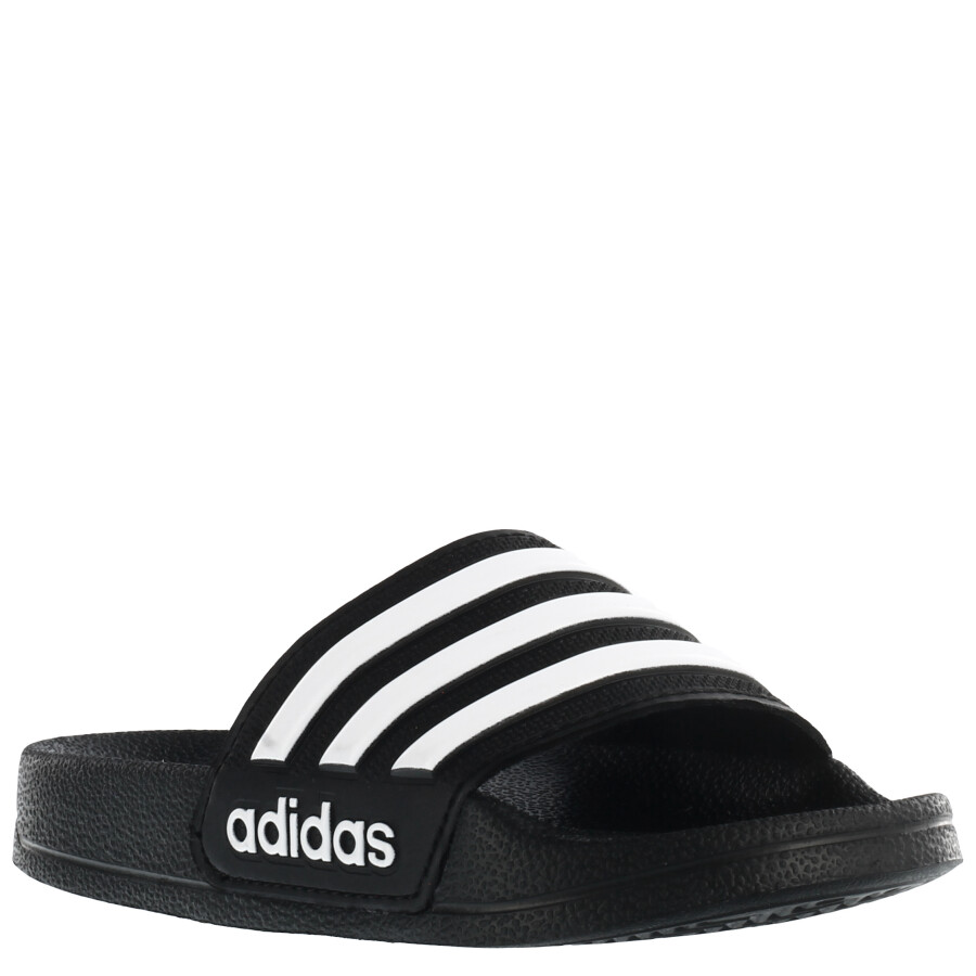 Chanclas Infantiles Adidas Adilette Shower Negro - Blanco