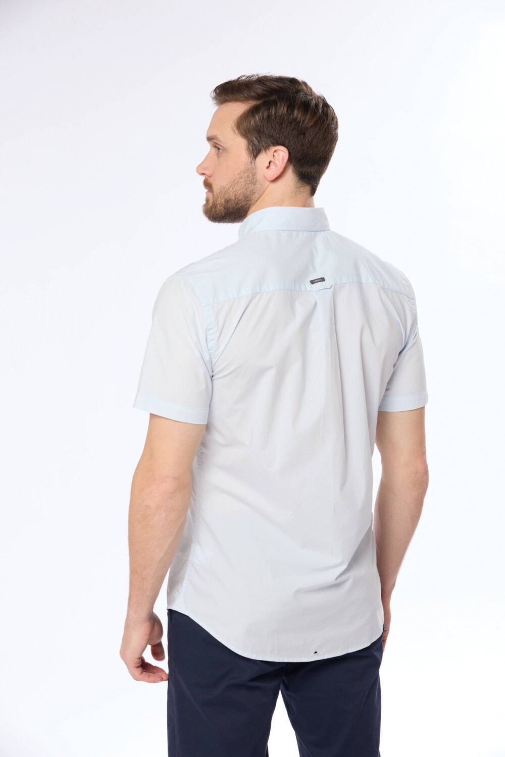 CAMISA LISA Celeste
