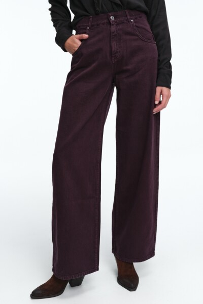 PANT ANCHO Bordo
