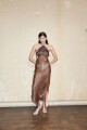 DIAZ DRESS Marron