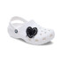 Jibbitz Black Heart with Bow Multicolor