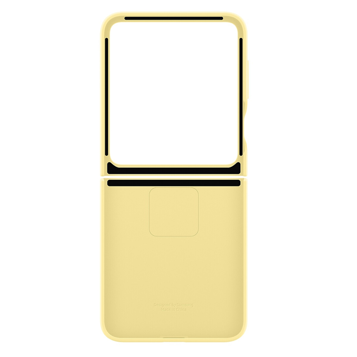 Protector De Silicona Para Galaxy Z Flip6 - AMARILLO 