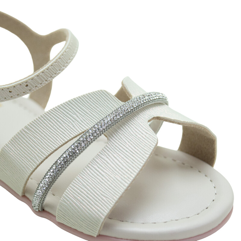 Sandalias Molekinha Infantil de Niños - 2114.285-29854 Blanco-cristal