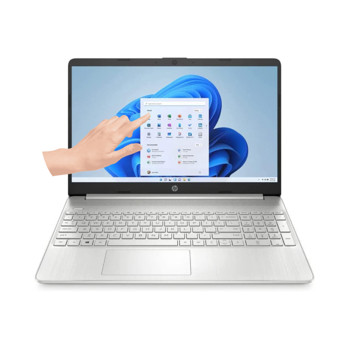 Notebook HP 15-EF2747wm. Ryzen 7 5700U. RAM 16GB DDR4. Disco Sólido 512GB. Pantalla TÁCTIL 15.6" Full HD. Win11 