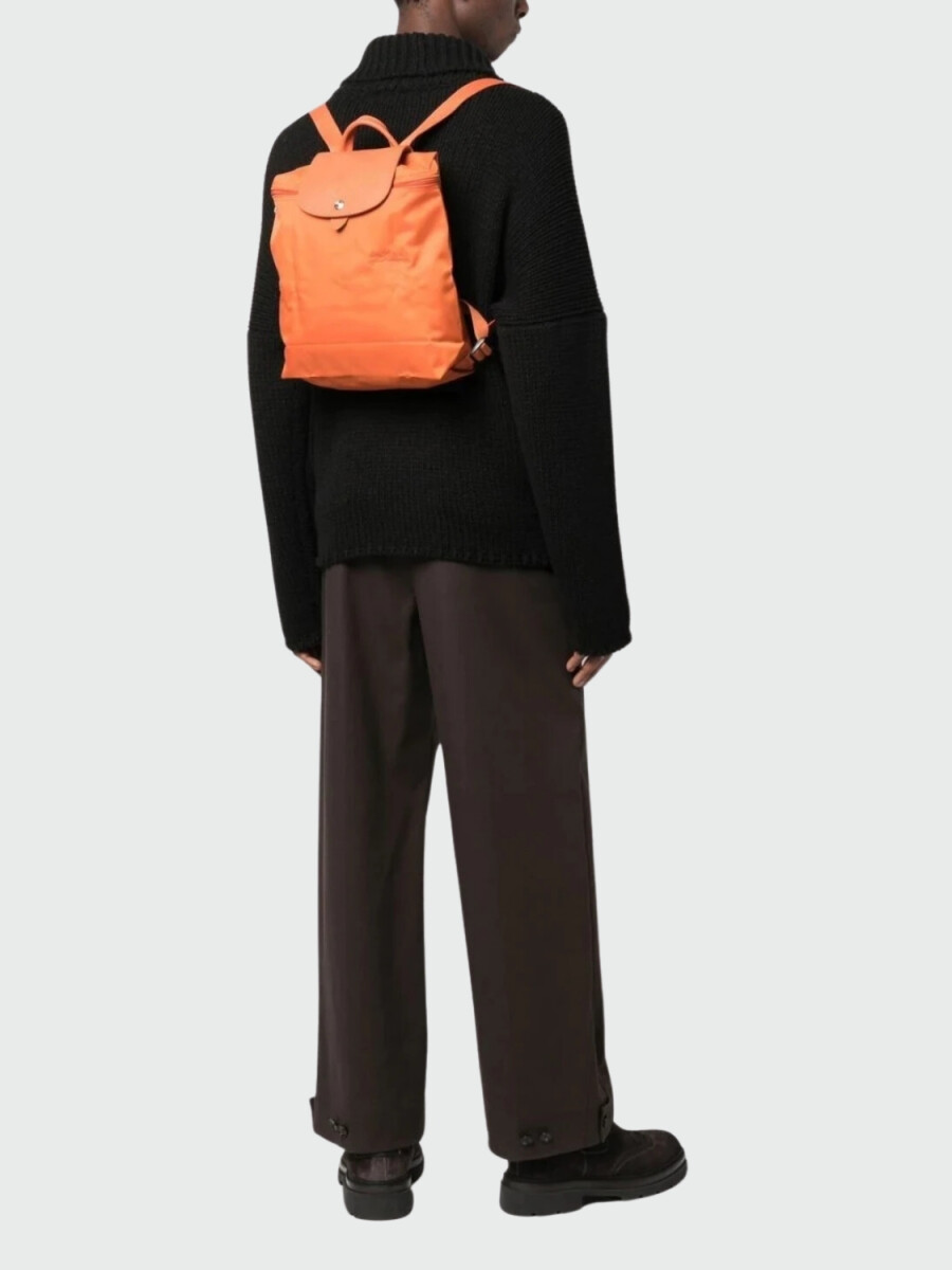 Longchamp - Le Pliage Green M BackPack - Naranja 