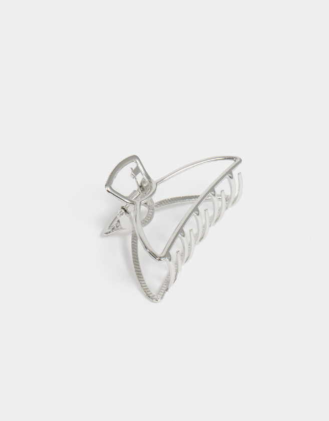 Broche Classic Broche Metálico Calado - Plateado